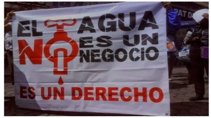 El Agua No es un negocio