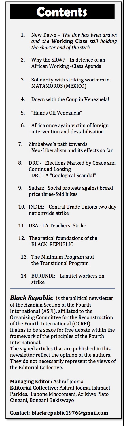 Black Republic Contents