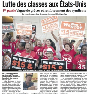 TT Lutte des Classes aux Etats-Unis