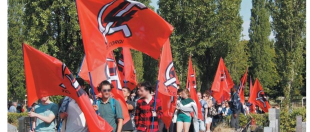 2 Youth and flags Marching
