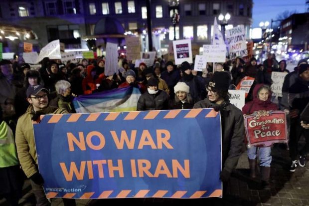 JAN 25 NO US War on Iran